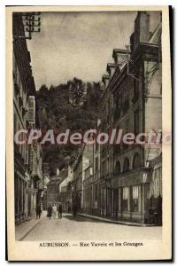 Postcard Old Street Aubussaon Vaviex And Les Granges