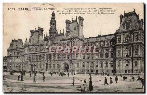 Paris Postcard Old City Hall