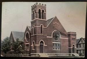 Vintage Postcard 1911 M.E. Church, Elkins, West Virginia (WV)