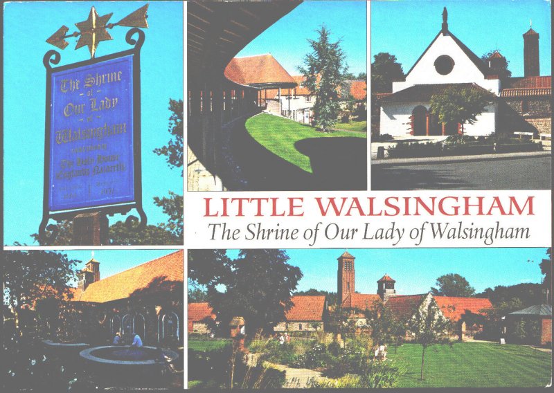 Norfolk Postcard - Views of Little Walsingham  LC4346