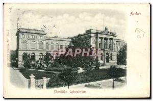 Old Postcard Aachen Chemische Laboratorium