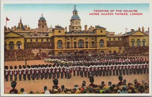 England London Trooping Of The Colours Horse Guards Vintage Postcard C157