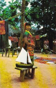 Panama San Blas Native Kuna Indian Girl