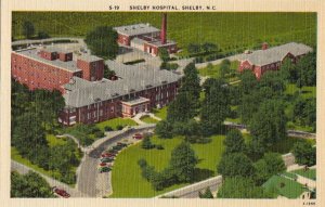 Postcard Shelby Hospital Shelby NC