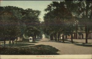 Kingston RI Main St. c1910 Postcard