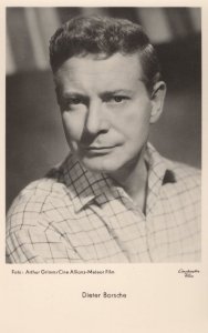Dieter Borsche German Film Actor 1950s Real Photo Postcard
