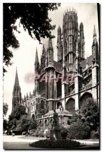 Modern Postcard Rouen Eglise Saint Ouen Cote Sud
