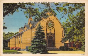 St. Mary Star of the Sea Church Oak Bluffs, Massachusetts MA Postcard