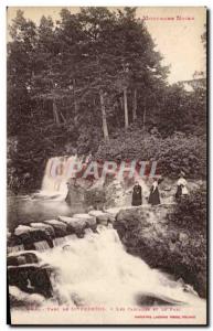 Saint Ferreol - Les Cascades Park and Old Postcard