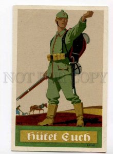 275764 Avant-Garde WWI Germany PROPAGANDA Soldier by W.I. old