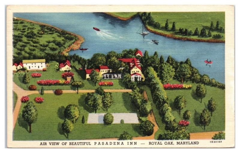 Pasadena Inn, Royal Oak, MD Postcard