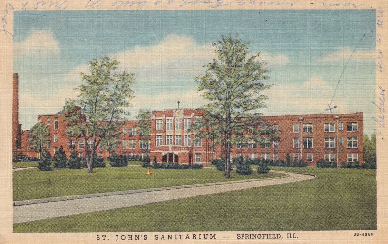 SPRINGFIELD, Illinois, 1930-1940s; St. John's Sanitarium