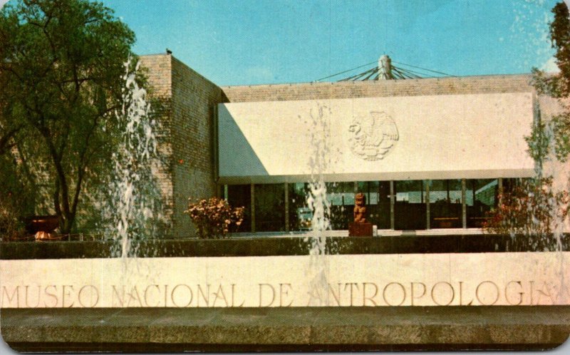 Mexico Chapultepec Entrance To The Anthropological Museum