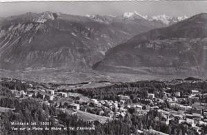 Switzerland Montana Vue sur la Plaine et Val d'Anniviers Photo