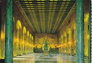 Sweden Stockholm City Hall Banquet Room Golden Hall