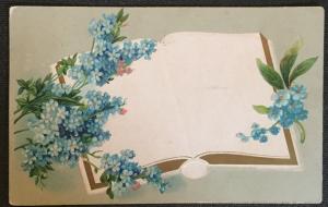 Postcard Used Embossed Flowers MO LB
