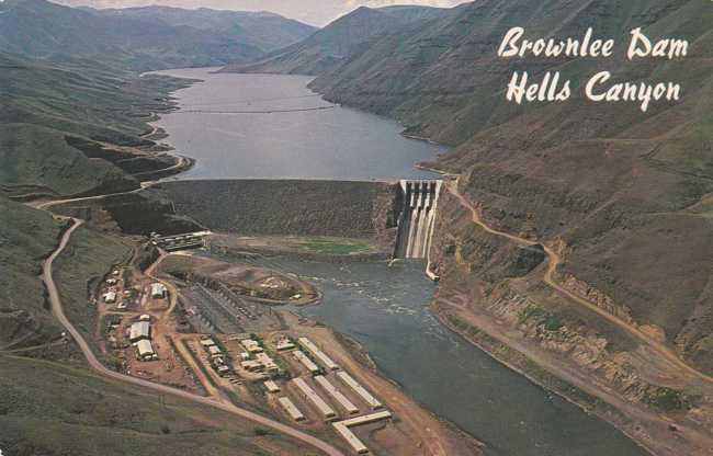 Brownlee Dam - Snake River - Hell's Canyon, Idaho