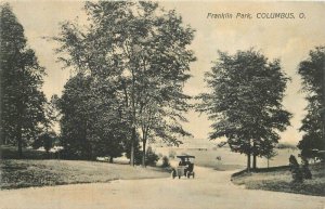 Ohio Columbus Franklin Park automobiles Postcard 22-7360