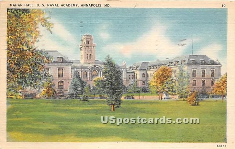 Mahan Hall, US Naval Academy in Annapolis, Maryland