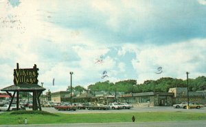 Vintage Postcard 1991 Viking Village Shopping Center Reedsburg Wisconsin WI