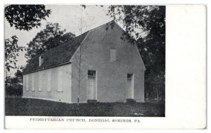 DONEGAL SPRINGS, PA Pennsylvania ~ PRESBYTERIAN CHURCH c1900s  Postcard