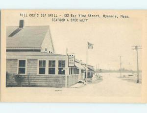 Billy Cox's Sea Grill Restaurant In Hyannis Cape Cod Massachusetts MA M9420