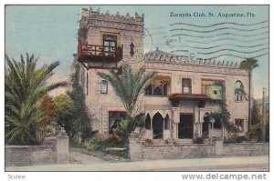 Exterior, Zorayda Club, St. Augustine, Florida,  PU-1920