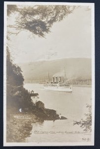 Mint Canada Real Picture Postcard RMS Empress Asim Entering Vancouver