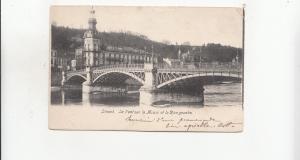 BF32368 dinant belgium le pont sur le meuse et la rive gauche  front/back image