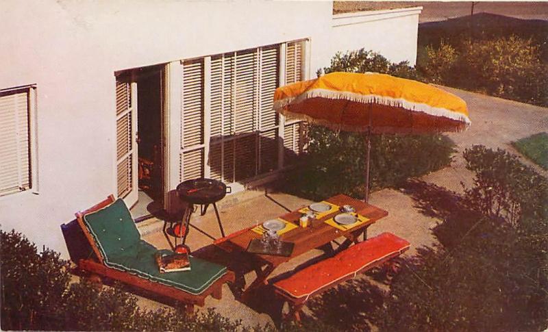 San Mateo California Ca Hillsdale Garden Apartments Patio 1960s