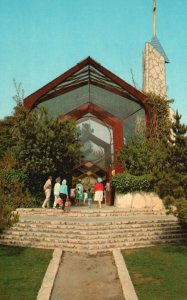 Vintage Postcard Wayfarer's Chapel Designed By Lloyd Wright Portuguese Bend CA