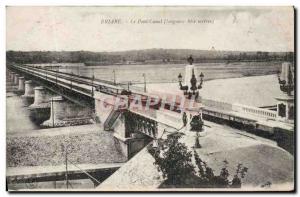 Old Postcard Briare Canal Bridge