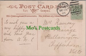 Genealogy Postcard - Ramsay, The Vicarage,Hullavington,Chippenham,Wiltshire GL34