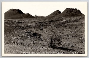 Idaho Volcanic Craters,  Crater Of Moon Real Photo Postcard L24