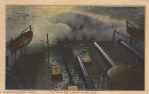 LP93      Military Ship, Warship, postcard, pub Brown & 