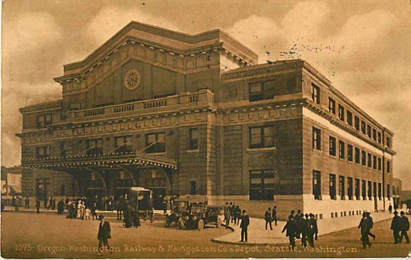 Oregon-Washington Railway & Navigation Co Depot Seattle WA