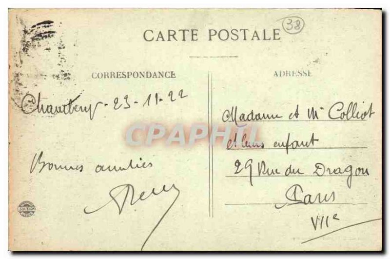 Old Postcard Environs Dauphine Allevard