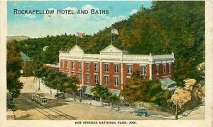 AR, Hot Springs National Park, Arkansas, Rockafellow Hotel and Baths, Early Auto