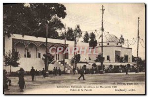 Old Postcard Marseille National Exhibition 1922 Colonial Palace Tunisia