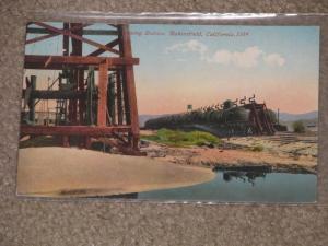 Shipping Station, Bakersfield, California, unused vintage card