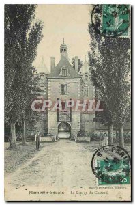 Old Postcard Flamboin Gouaix Le Donjon du Chateau