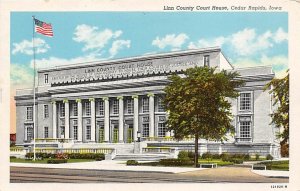 Linn County Court House Cedar Rapids, Iowa USA