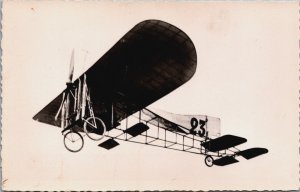 Reims 1909 Le Bleriot 12 Aircraft Vintage RPPC C125