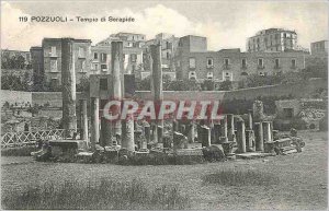 Old Postcard Pozzuoli Temple of Serapis