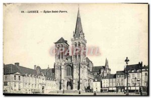 Old Postcard Lisieux Saint Pierre Church