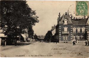 CPA CHARTRES-La Rue Jean de BEAUCE et la Gare (184500)