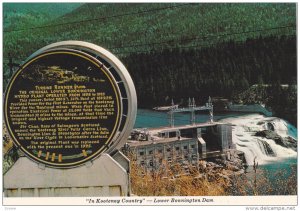 Lower Bonnington Dam , Kootenay Country , B.C., Canada , 60-80s