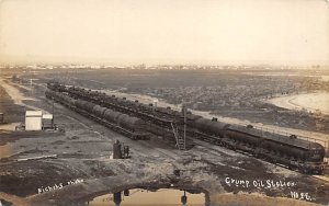 Crump Oil Station Haynesville, LA USA Unused light crease left top corner tip...