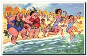 Old Postcard Fantasy Illustrator Humor Annual bath Wonder Women