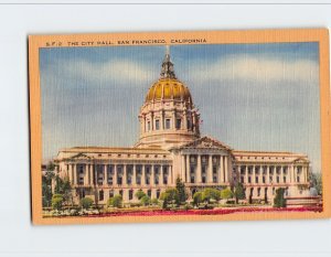 Postcard The City Hall San Francisco California USA